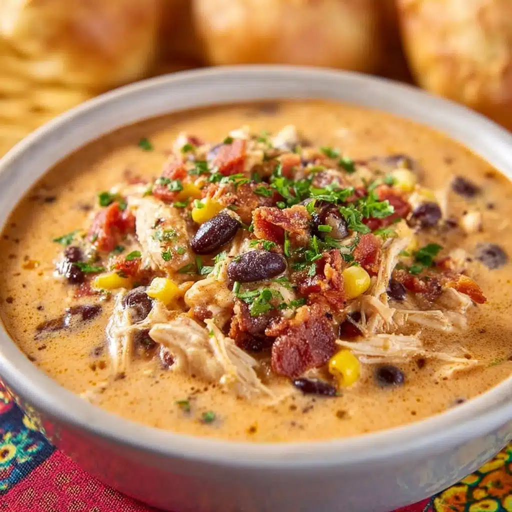 Slow Cooker Cream Cheese Crack Chicken Chili Recipe - Recipe Image