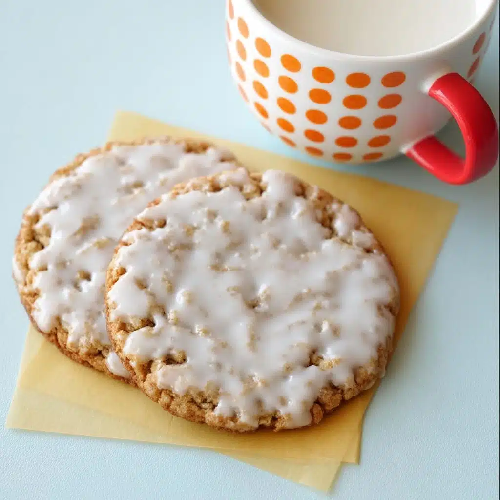 Iced Oatmeal Cookies Recipe