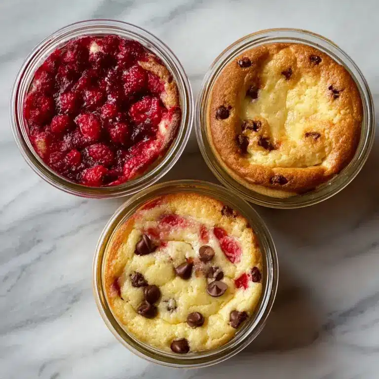 Baked Protein Pancake Bowls – Easy & High-Protein Treat Recipe