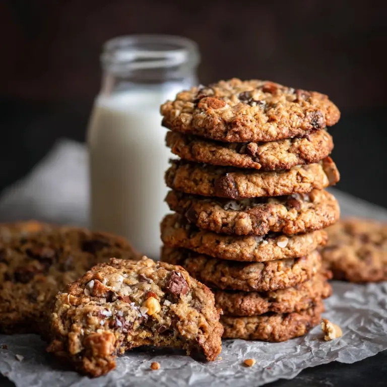 The BEST Big and Chewy Oatmeal Cookies Recipe