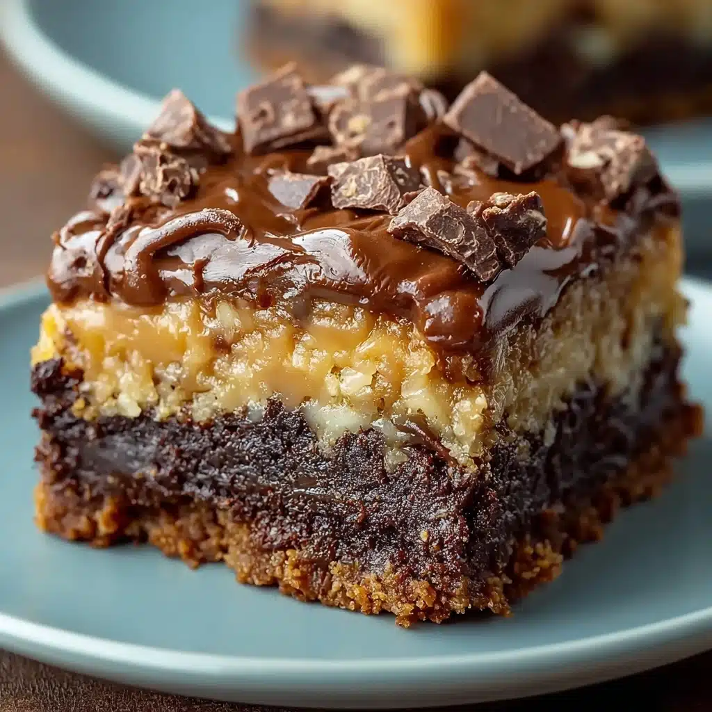 German Chocolate Poke Cake: A Decadent Delight to Try! Recipe - Recipe Image