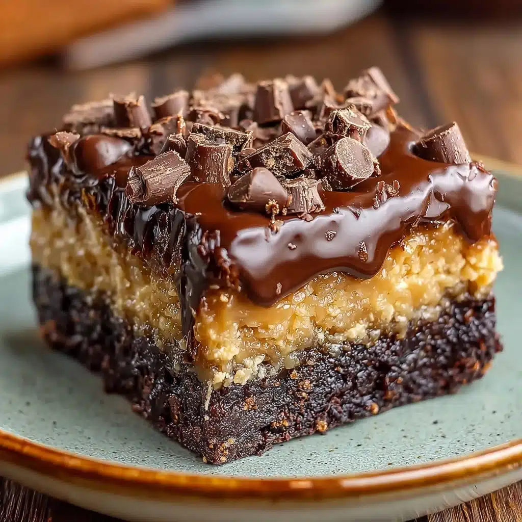 German Chocolate Poke Cake: A Decadent Delight to Try! Recipe - Recipe Image