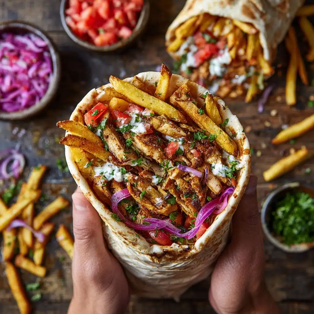 Chicken Shawarma Wrap Recipe - Recipe Image