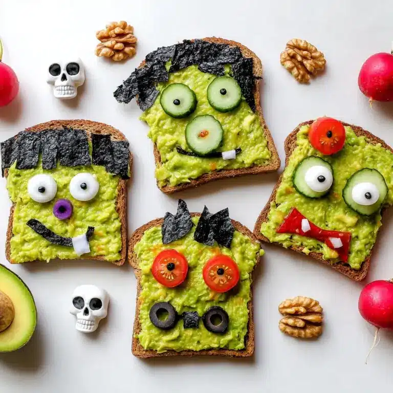 Halloween Avocado Toast Recipe