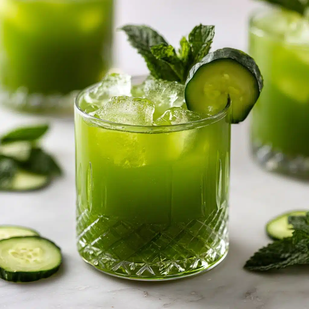 Cucumber Mint Fizz Recipe - Recipe Image