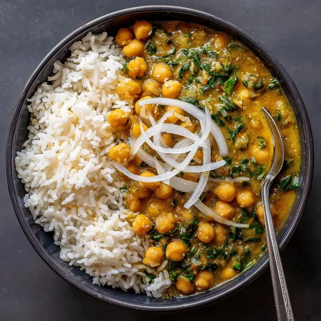 Chana Saag (Indian Spinach and Chickpeas Curry) Recipe