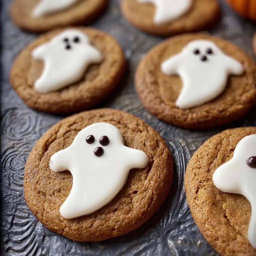 Spooky Ghost Brown Butter Pumpkin Cookies Recipe