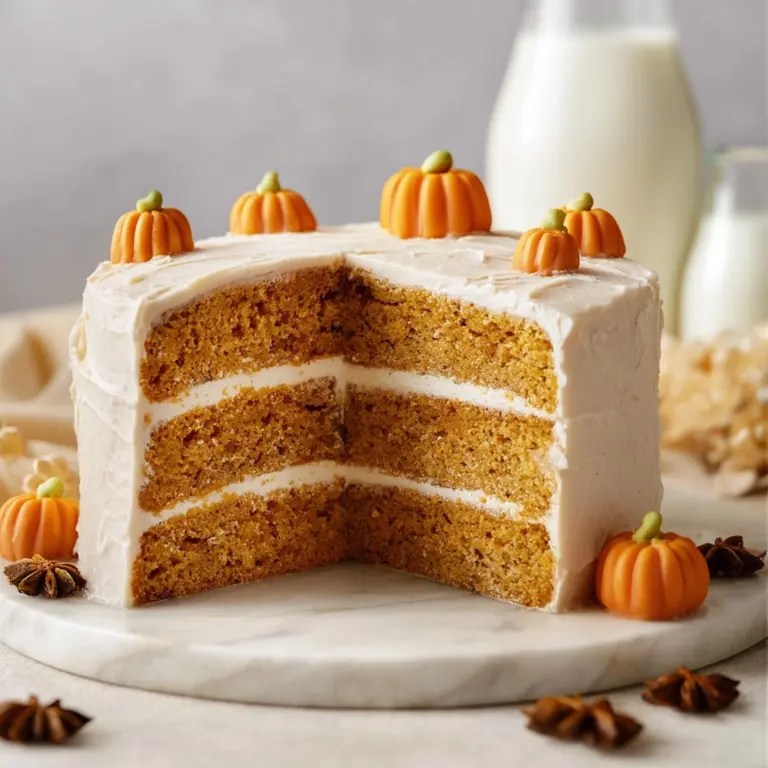 Pumpkin Cake with Cinnamon Cream Cheese Frosting Recipe