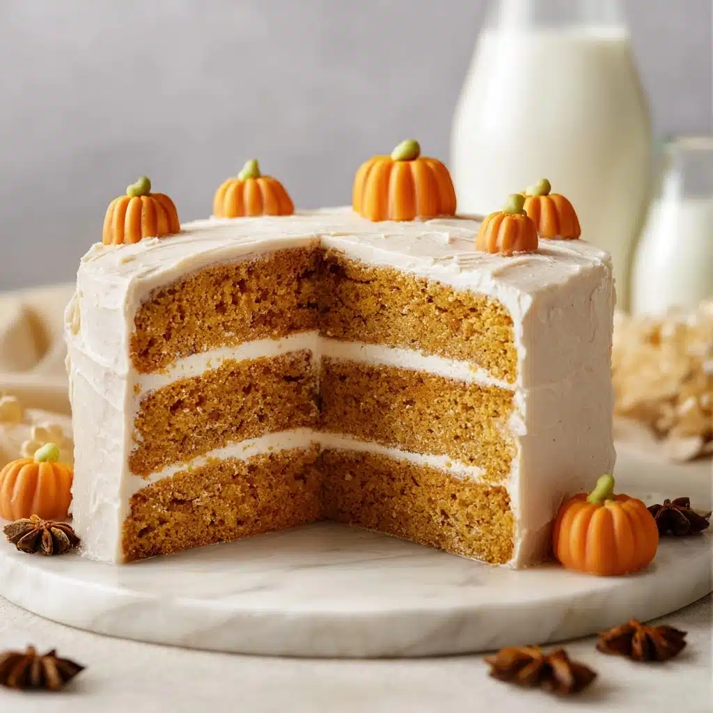 Pumpkin Cake with Cinnamon Cream Cheese Frosting Recipe - Recipe Image