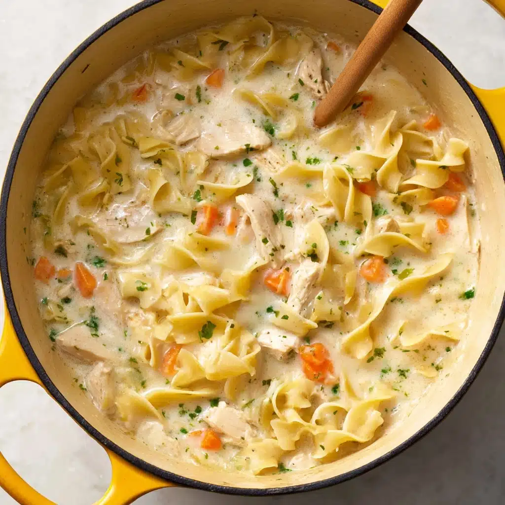 Creamy Chicken Noodle Soup Recipe - Recipe Image