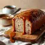 Brown Butter Pumpkin Bread with a Salted Maple Glaze Recipe