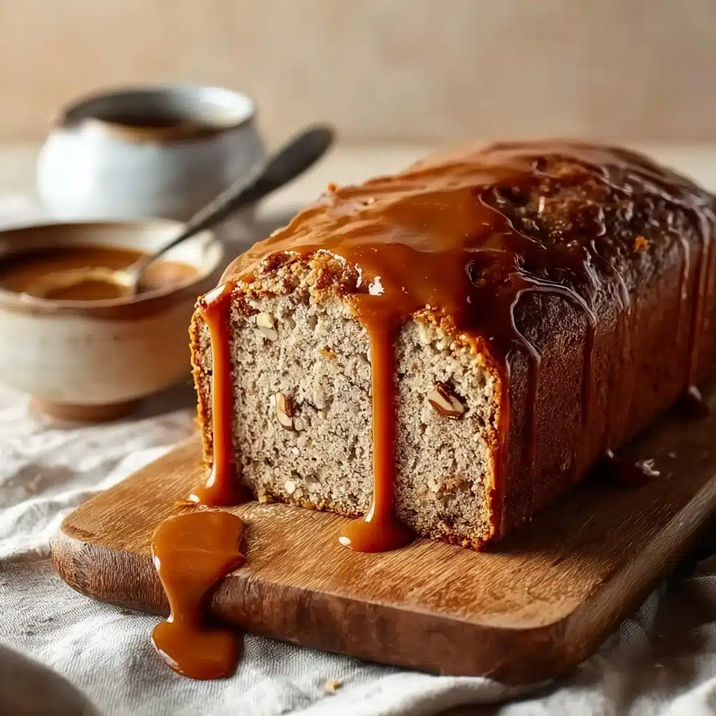 Brown Butter Pumpkin Bread with a Salted Maple Glaze Recipe