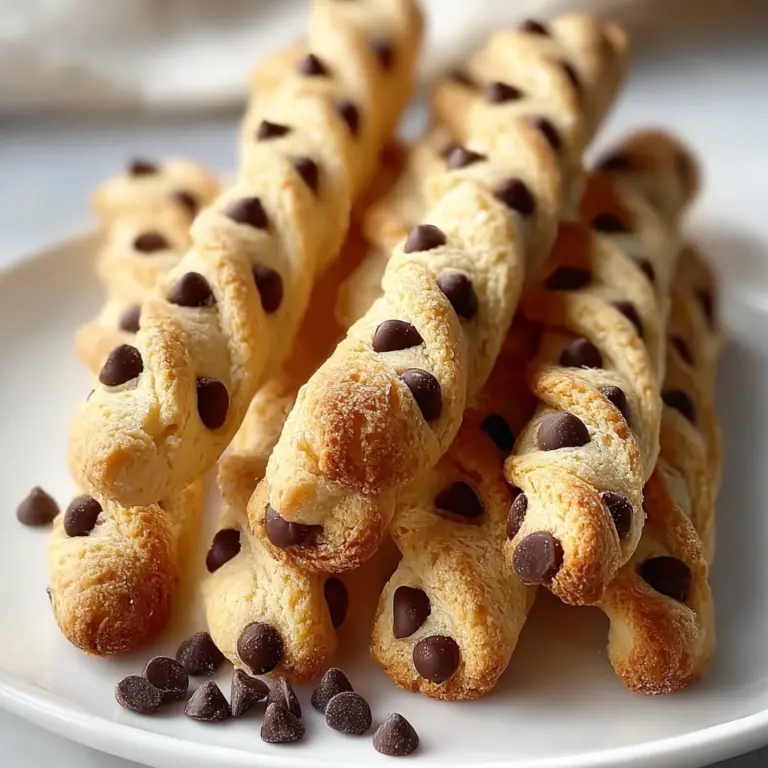 Chocolate Chip Cookie Dough Twists Recipe