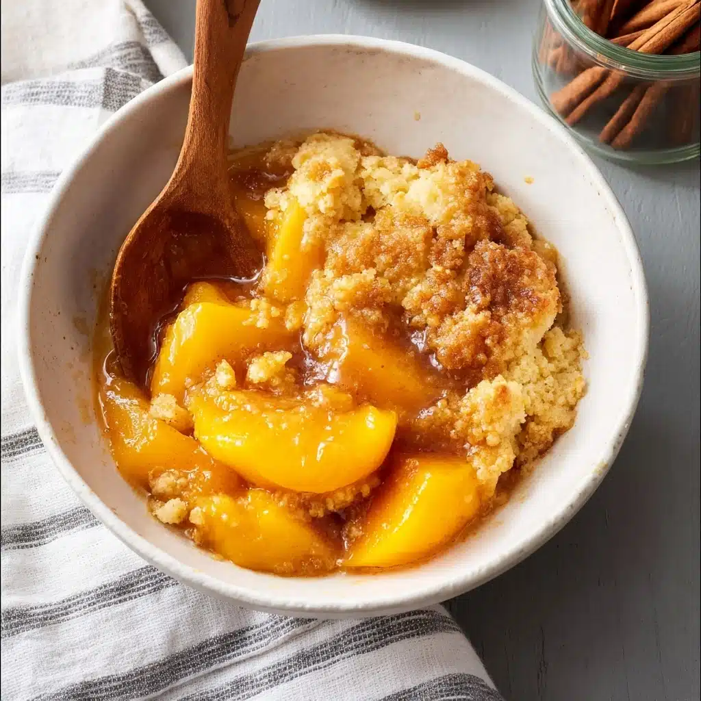 The Easiest Southern Peach Cobbler Recipe - Recipe Image