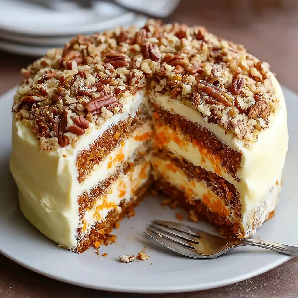 Carrot Cake Cheesecake Recipe – Easy Holiday Dessert Recipe - Recipe Image