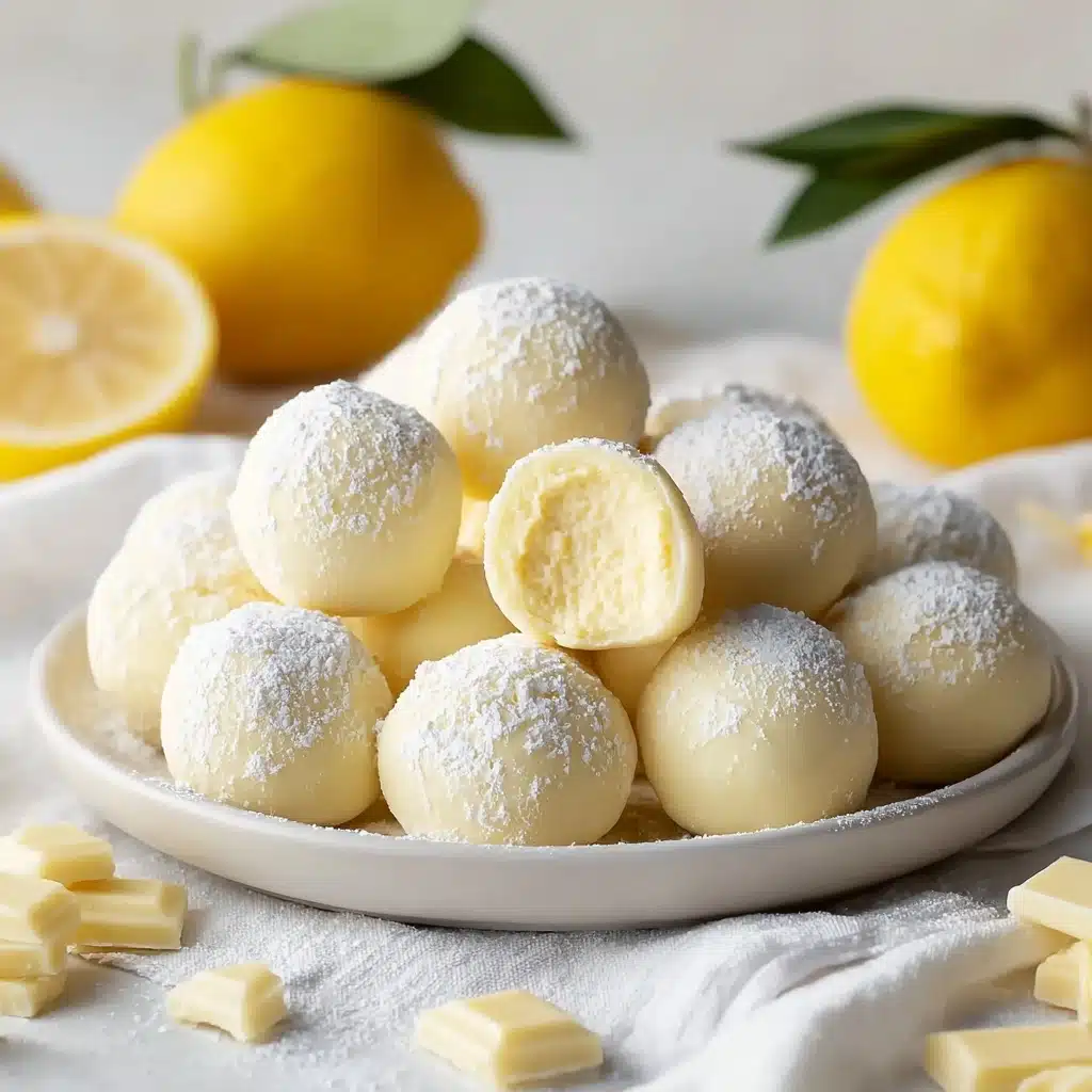 Creamy Lemon Truffles Recipe - Recipe Image