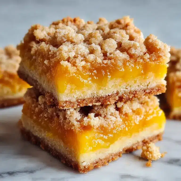Heavenly Summer Peach Bars Recipe