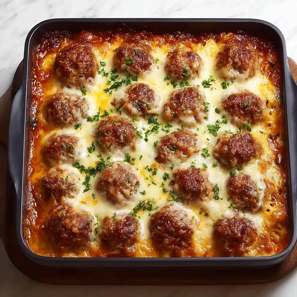 Dump-and-Bake Meatball Casserole Recipe - Recipe Image