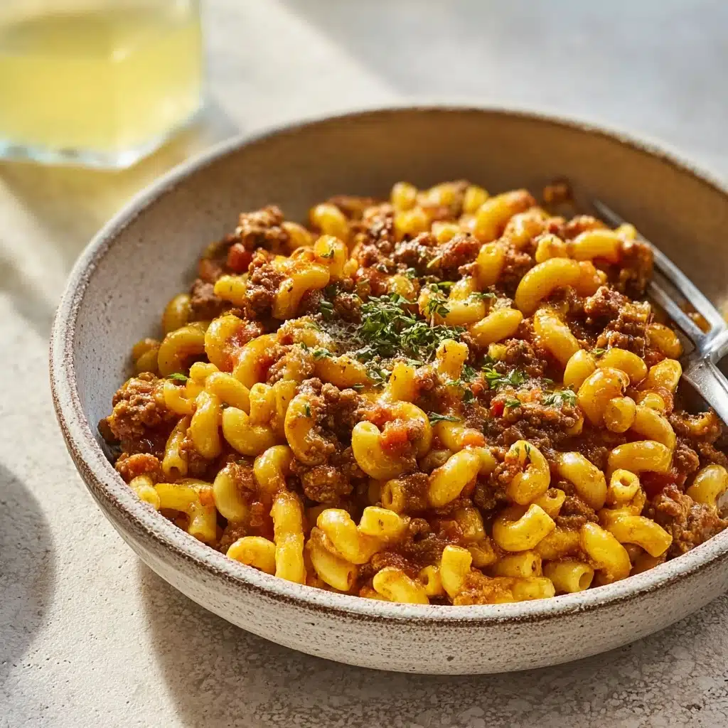 One-Pot Cheeseburger Macaroni Recipe - Recipe Image