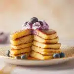 Ricotta Pancakes with Salted Blueberry Butter Recipe