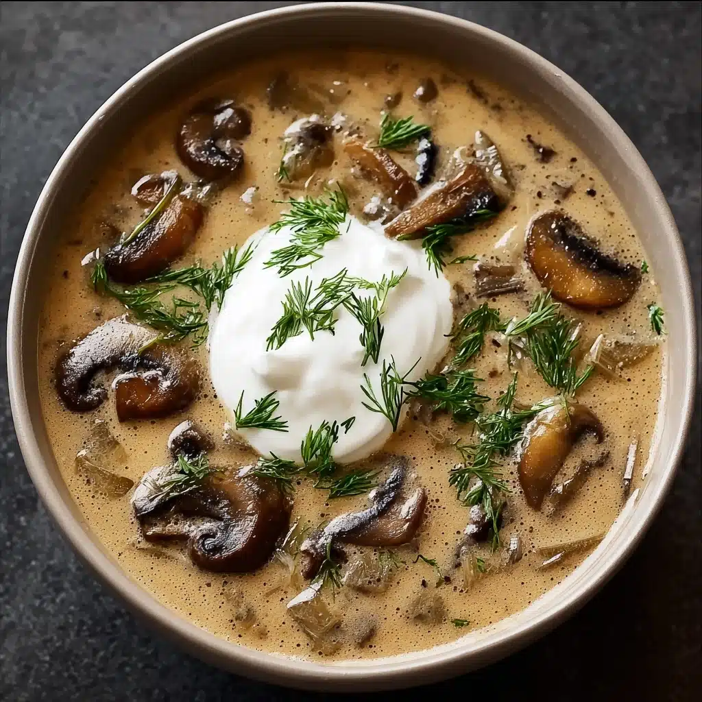 Hungarian Mushroom Soup Recipe