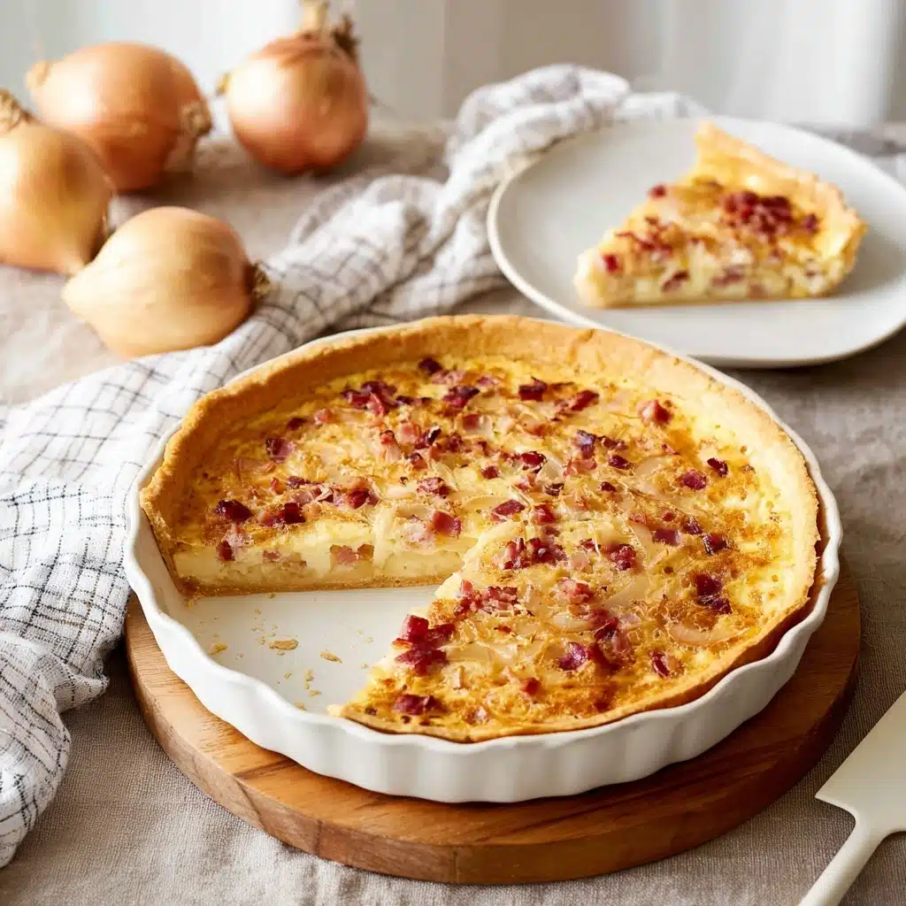 German Onion Pie (Zwiebelkuchen) Recipe - Recipe Image