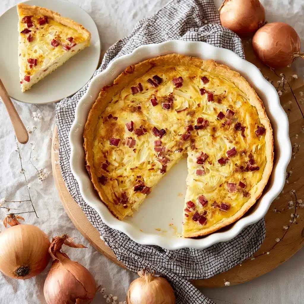 German Onion Pie (Zwiebelkuchen) Recipe - Recipe Image