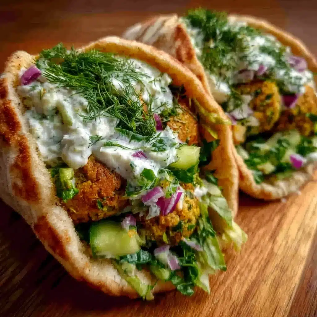 Cucumber Chickpea Pita Pockets Recipe - Recipe Image