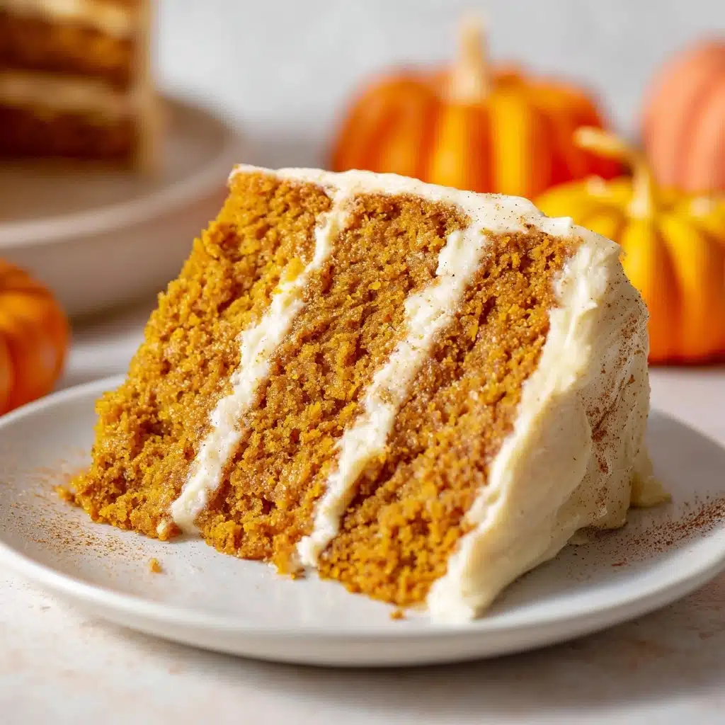 Pumpkin Cake with Cinnamon Cream Cheese Frosting Recipe - Recipe Image