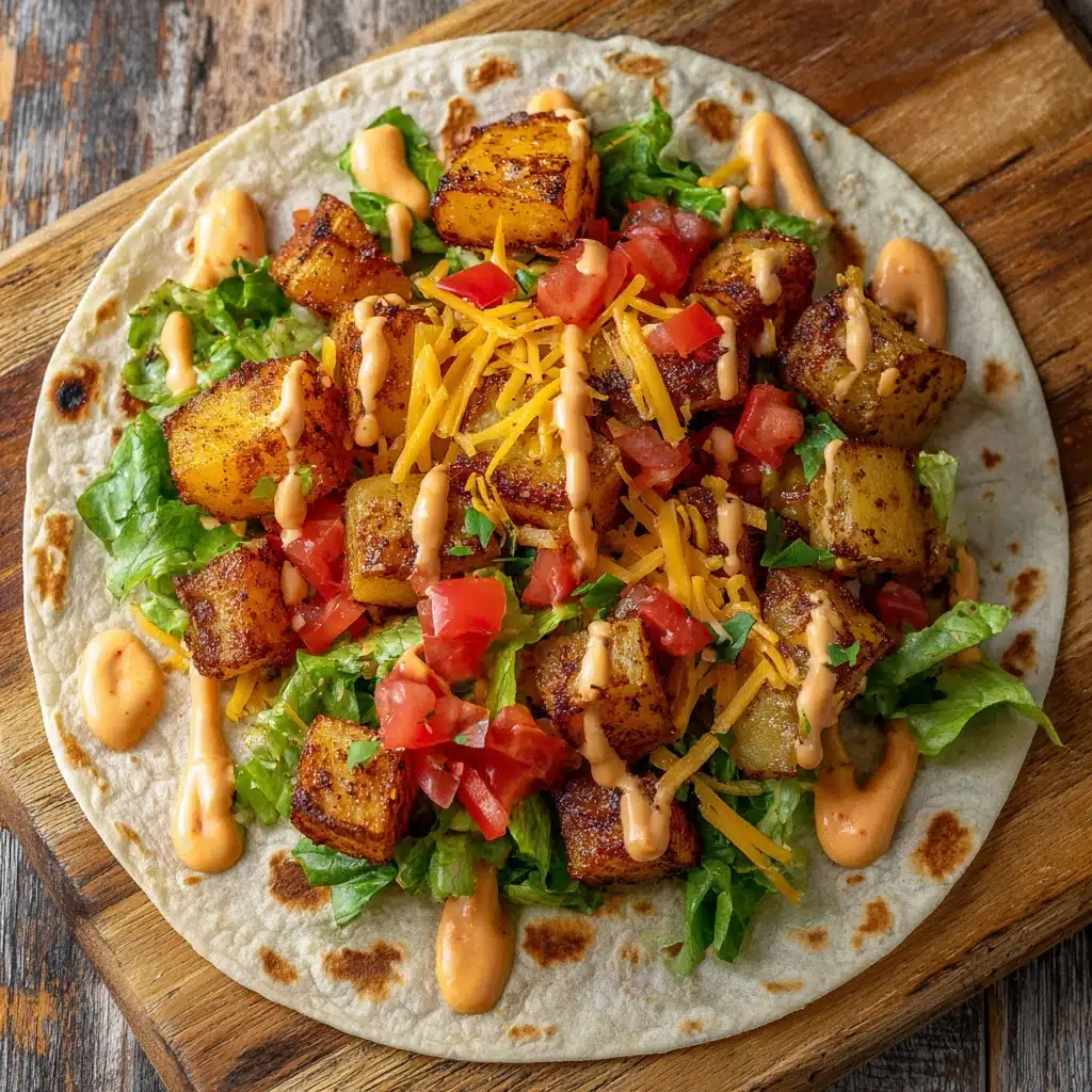 Spicy Potato Soft Taco Recipe - Recipe Image