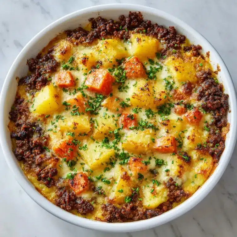 One-Pan Cheesy Meat & Potato Skillet: Comfort in 30 Minutes Recipe