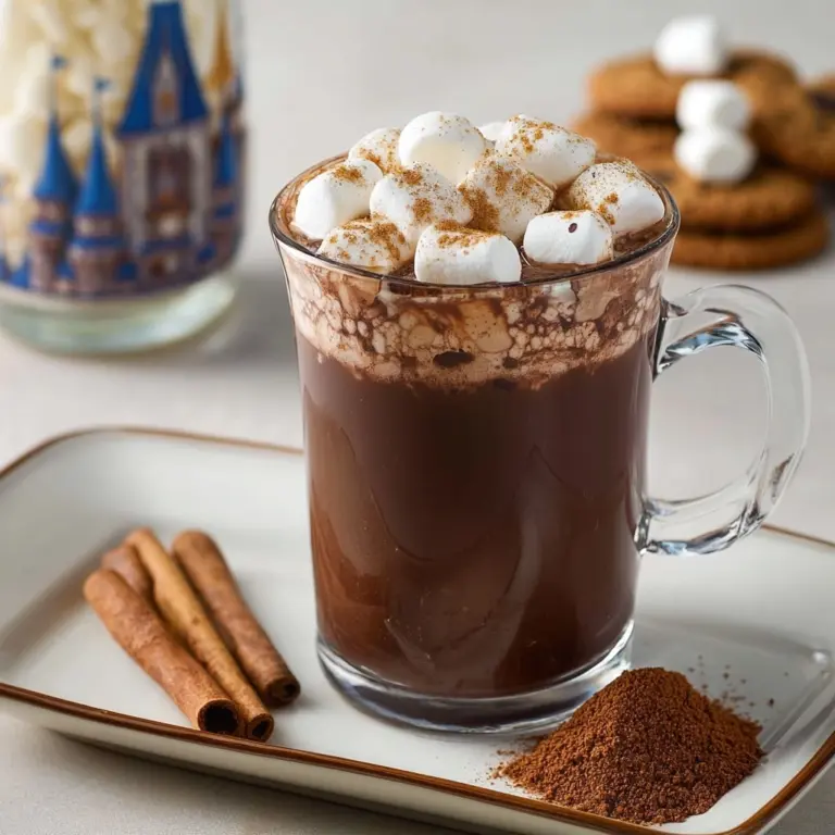 Disneyland's Hot Chocolate Recipe