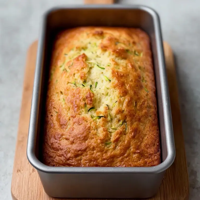 Green Onion Zucchini Cheddar Quick Bread Recipe