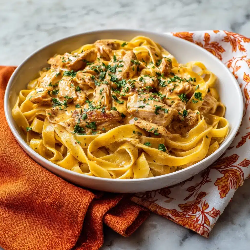 Cowboy Butter Chicken Linguine Recipe - Recipe Image