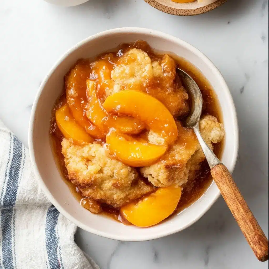 The Easiest Southern Peach Cobbler Recipe - Recipe Image