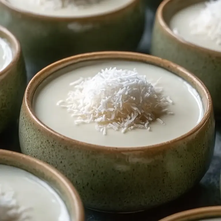 Thai Coconut Custard Recipe