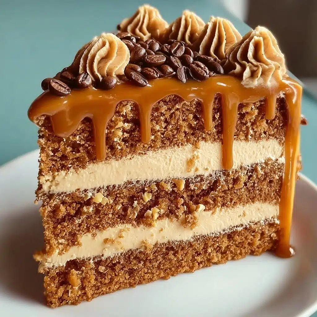 Gooey Coffee Caramel Cake Recipe - Recipe Image