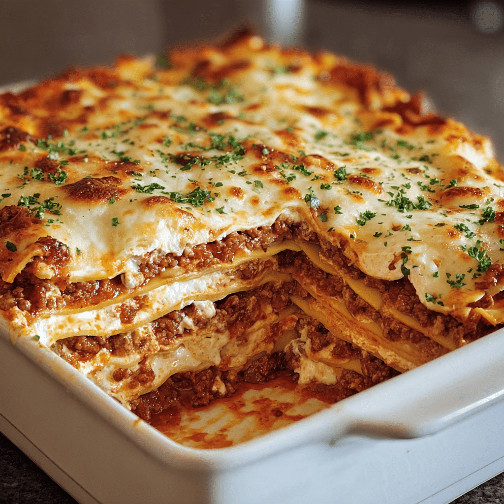 The Best Homemade Lasagna Recipe - Recipe Image