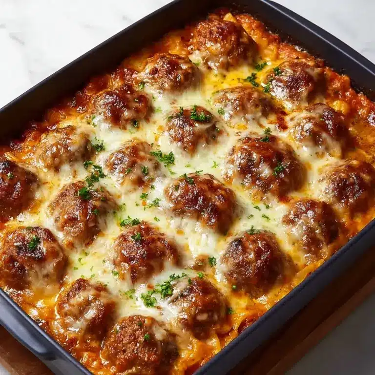 Dump-and-Bake Meatball Casserole Recipe