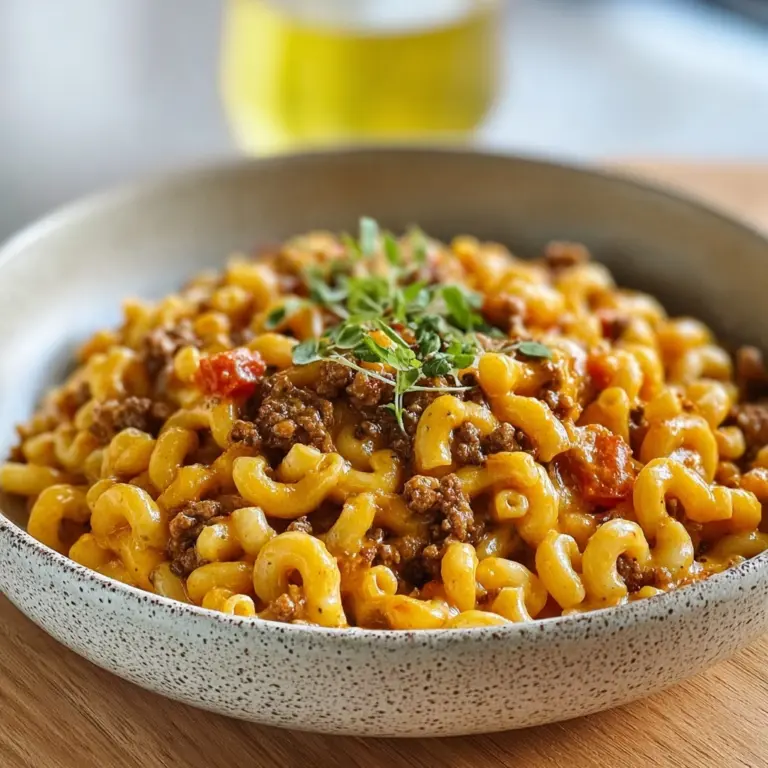One-Pot Cheeseburger Macaroni Recipe