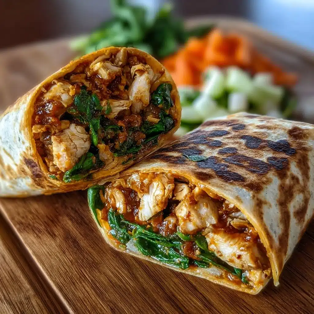 Sweet Chili Chicken Wraps: A Spicy-Sweet Lunch Favorite! Recipe - Recipe Image