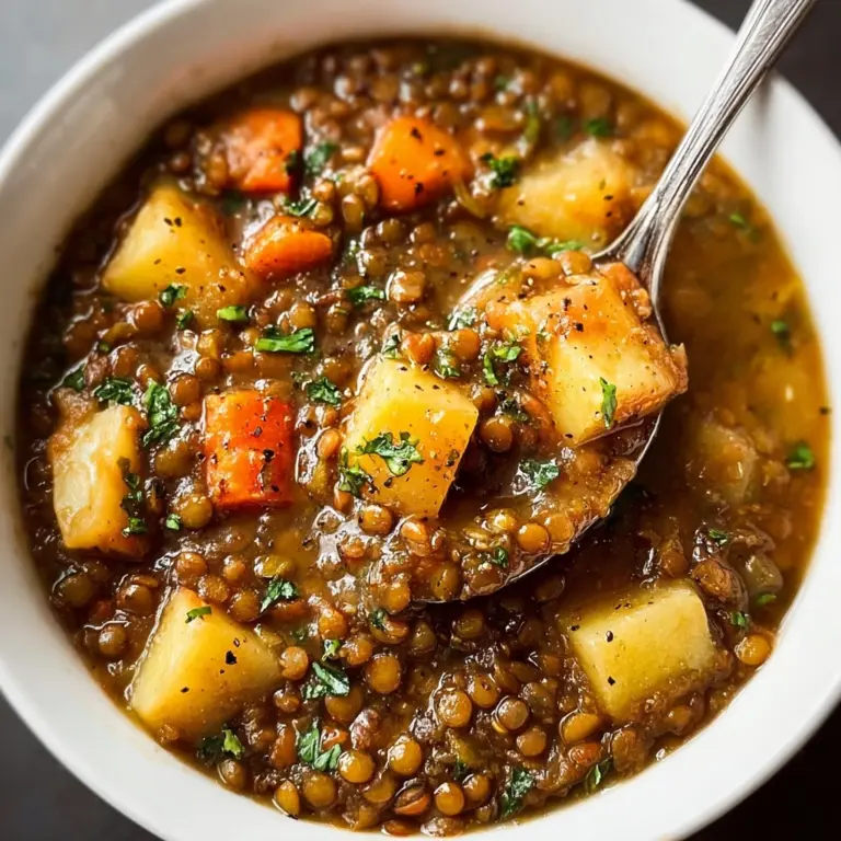 Lentil Potato Soup: A Hearty and Healthy Recipe