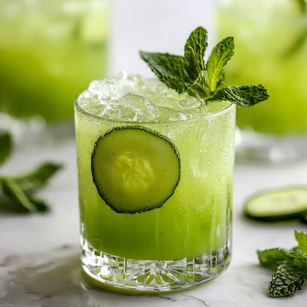 Cucumber Mint Fizz Recipe - Recipe Image