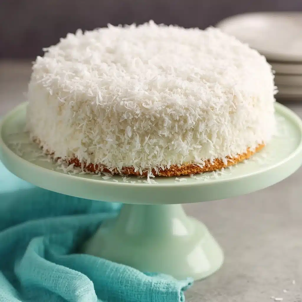 Tasty Old-Fashioned Coconut Cake Recipe
