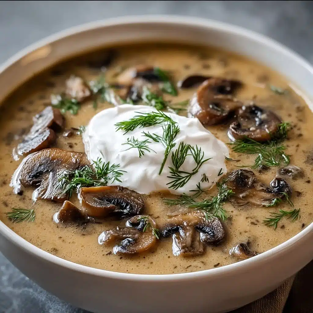 Hungarian Mushroom Soup Recipe