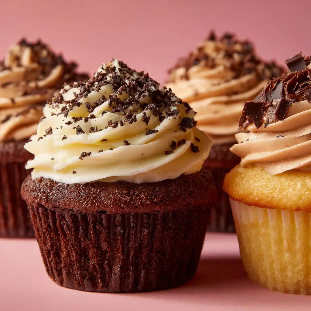 Buttercream Icing for Cupcakes (Vanilla and Chocolate) Recipe - Recipe Image