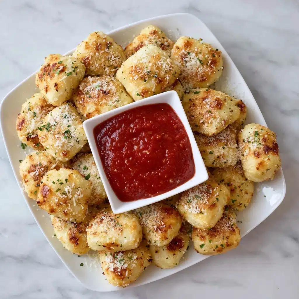 Garlic Parmesan Bread Bites Recipe
