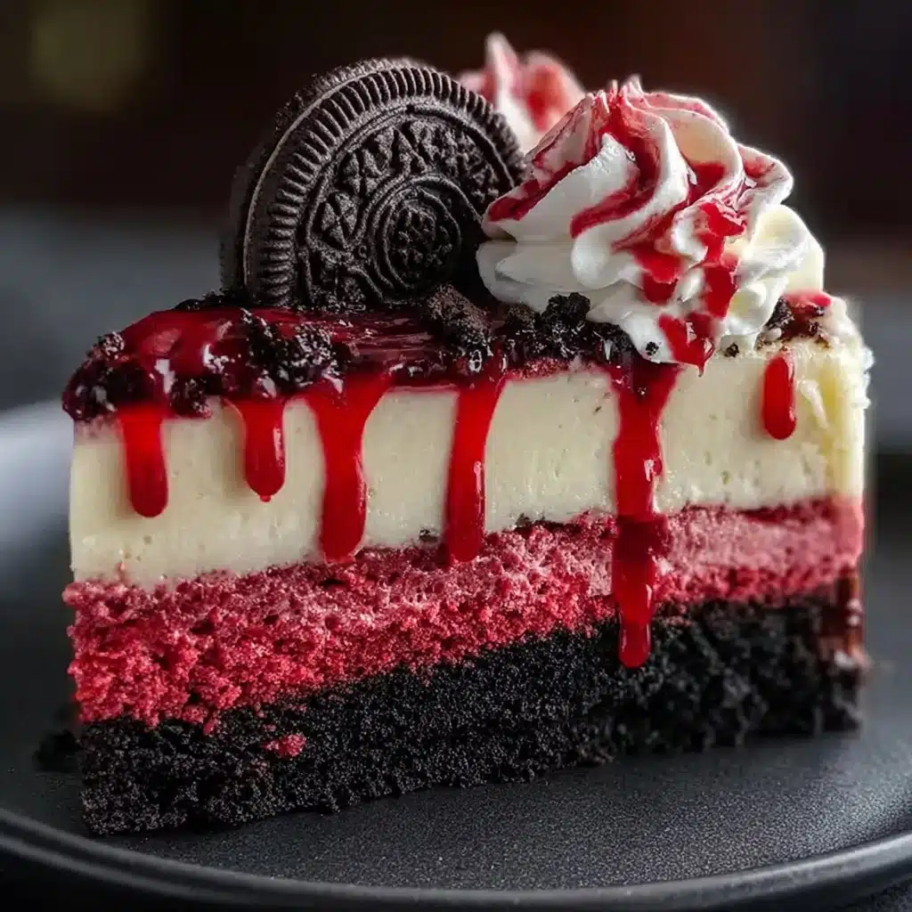 Red Velvet Oreo Cheesecake Recipe - Recipe Image