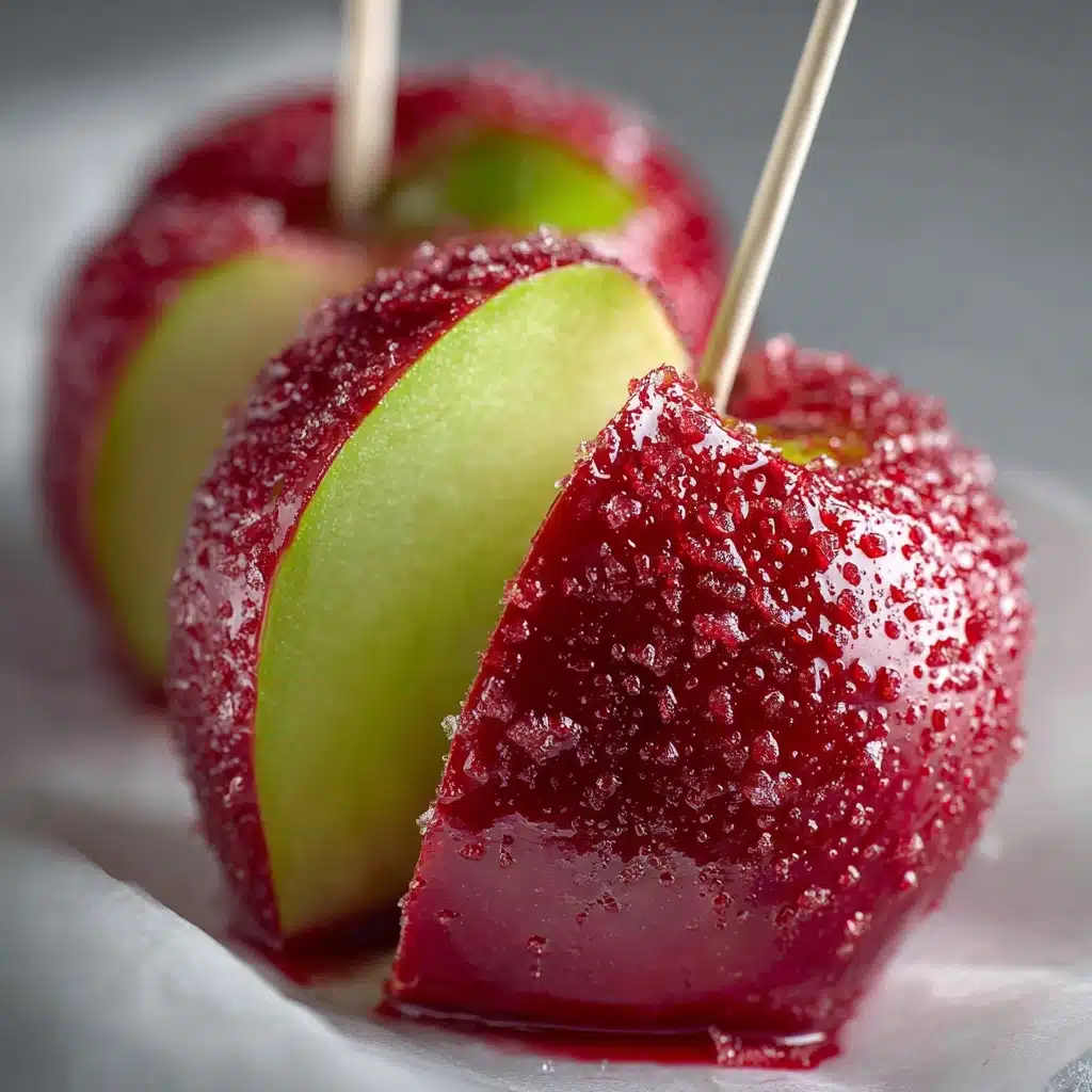 Easy Homemade Candy Apples Recipe - Recipe Image