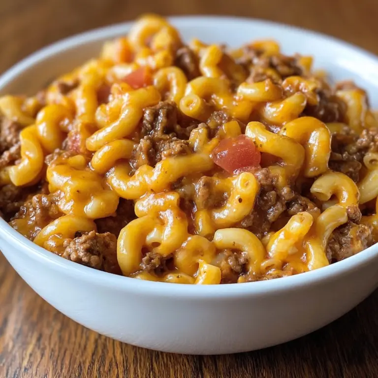 Crock Pot Cheddar Chili Mac Recipe